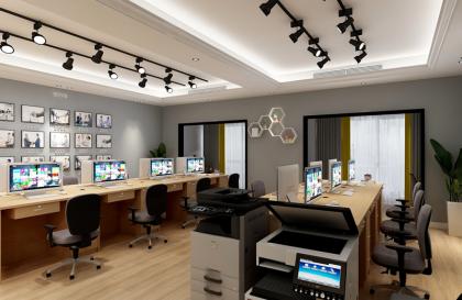 76平現代簡約辦公室設計